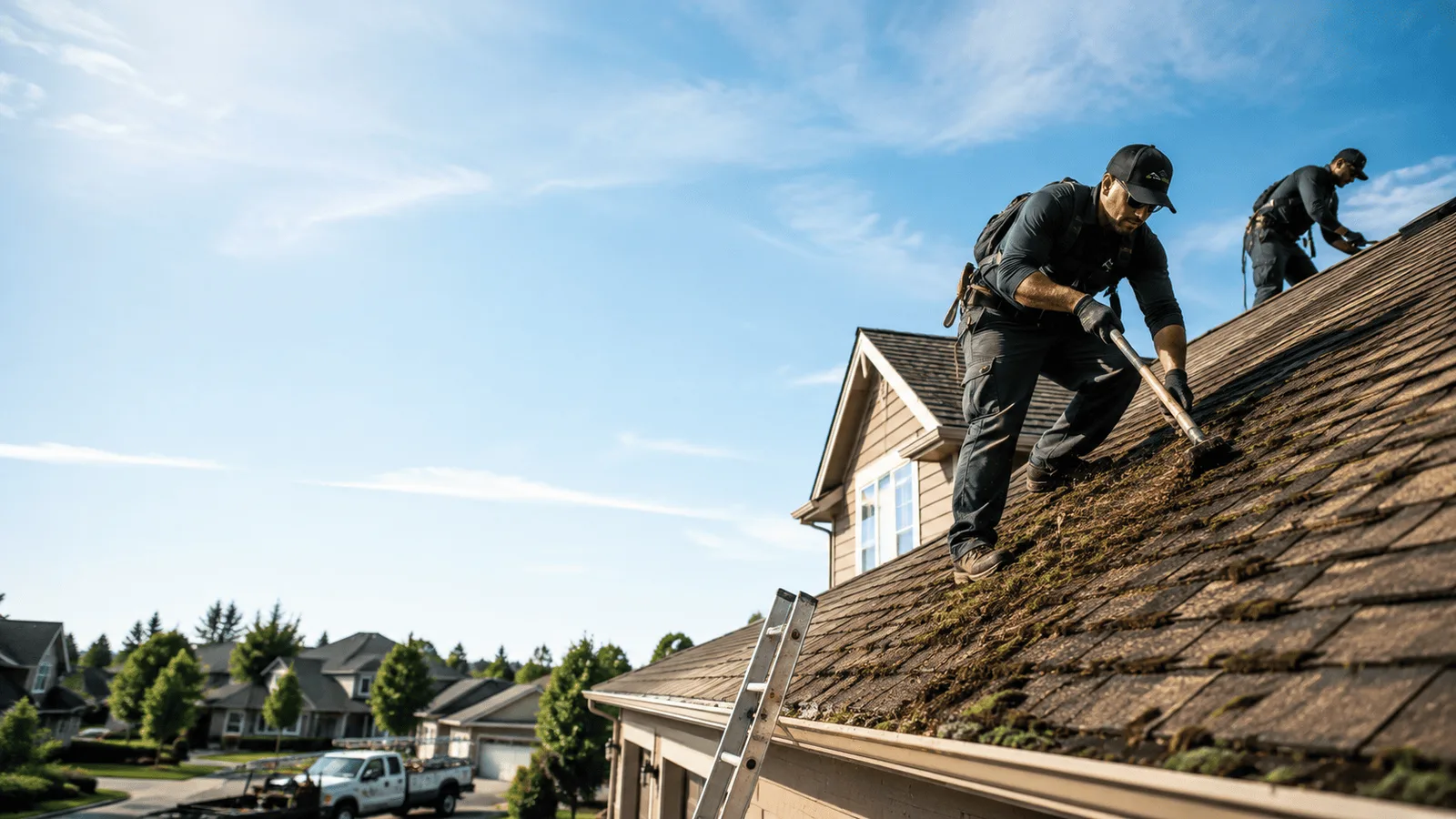 Roof Moss Removal in Vivian, LA near me